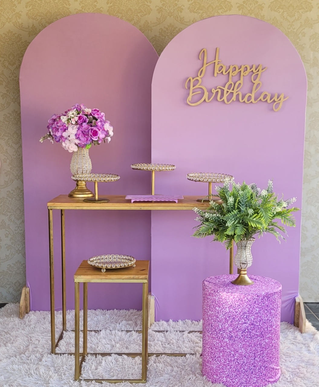 Kit Adulto Lilas /2 Paineis  - Irartdecorações Pegue & MONTE