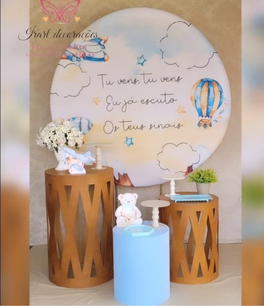 Kit 01 Tu Vens - Irartdecorações Pegue & MONTE