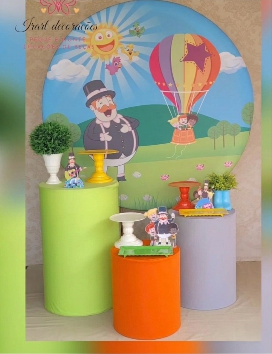Kit 01 Mundo Bita - Irartdecorações Pegue & MONTE