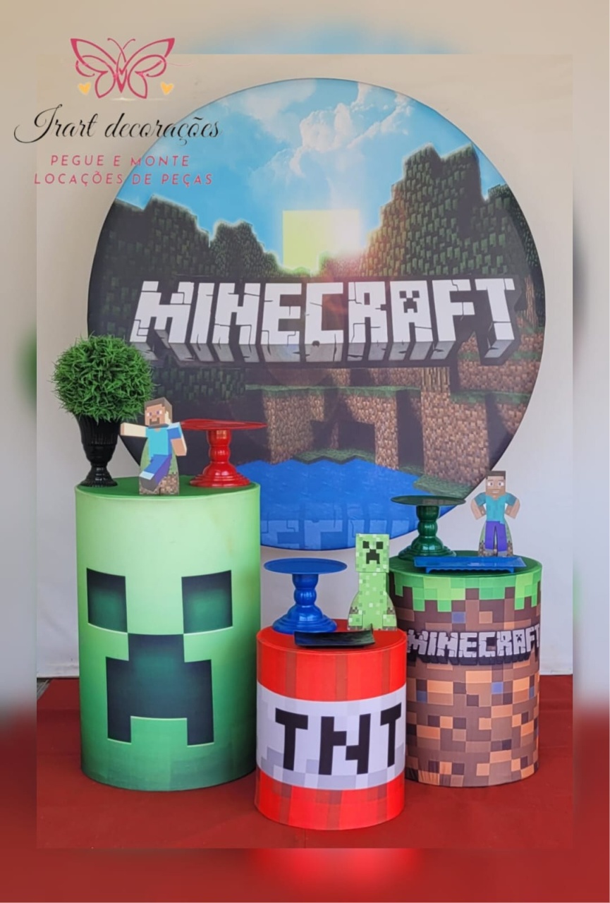 Kit 01 Minicraft  - Irartdecorações Pegue & MONTE