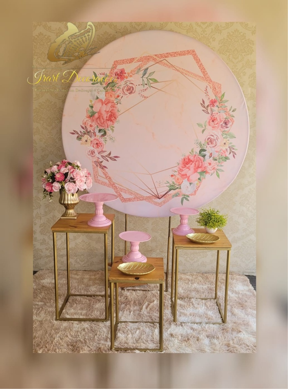 Kit Flora Rosa  - Irartdecorações Pegue & MONTE