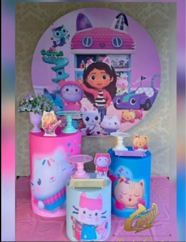 Kit 01 A Casa Magica Gaby - Irartdecorações Pegue & MONTE