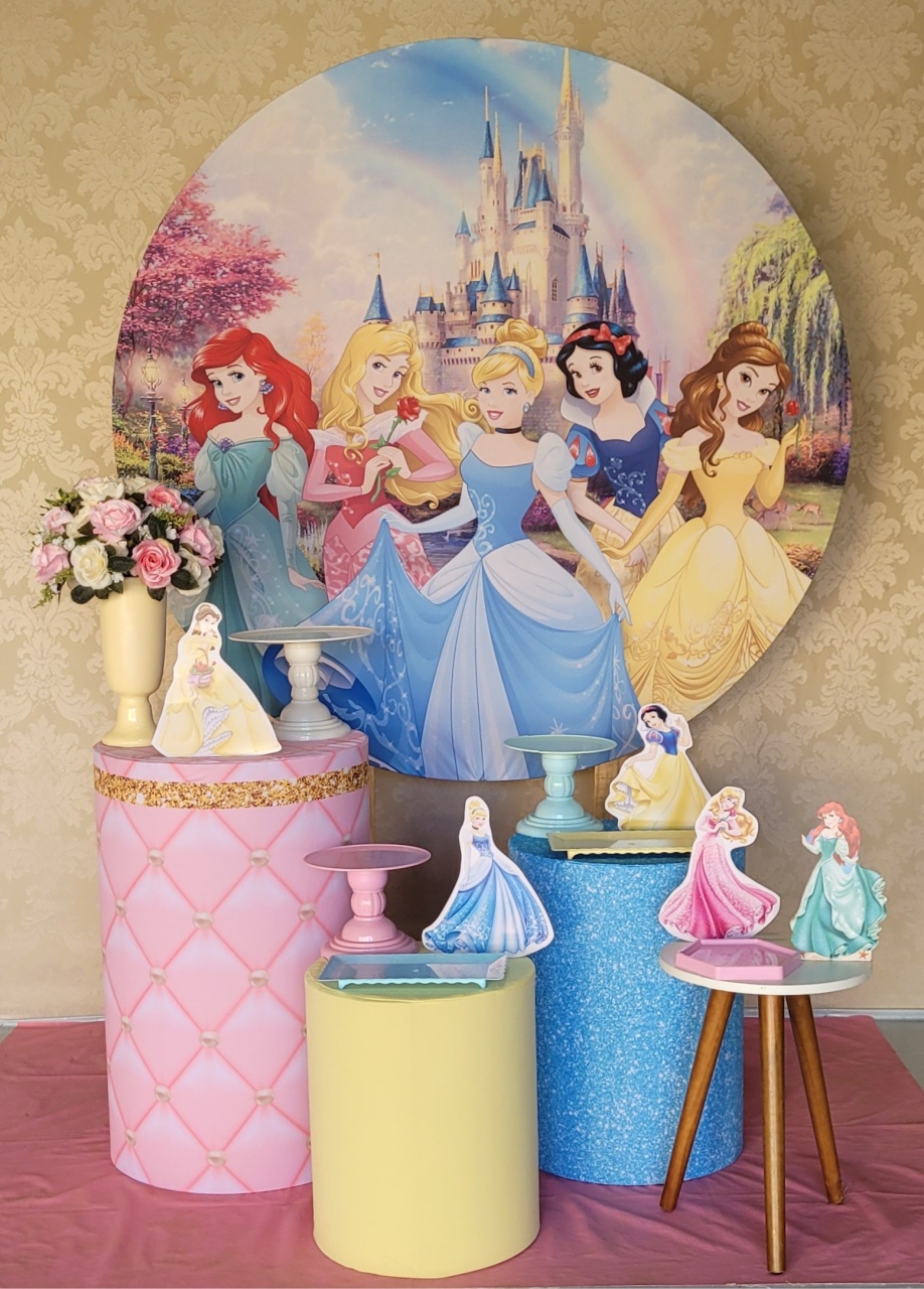 Kit 01 Princesas Disney - Irartdecorações Pegue & MONTE