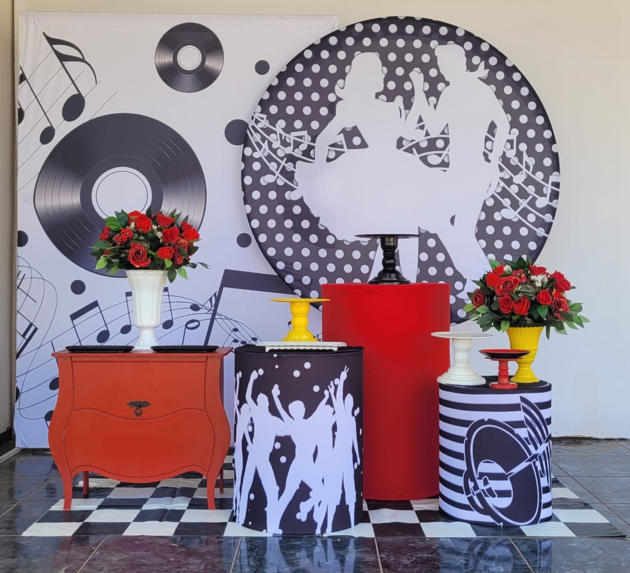 Kit Retro - Composição - Irartdecorações Pegue & Monte