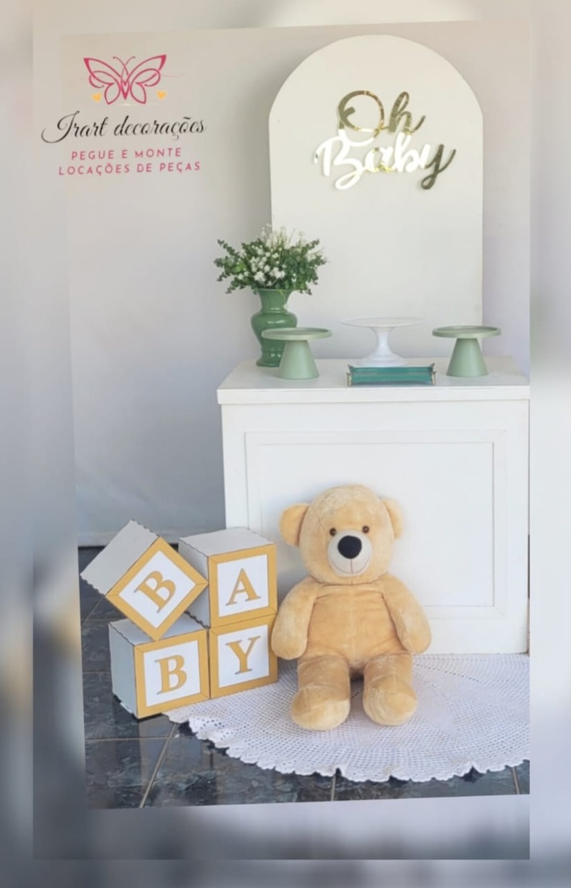 Kit 0 Ohbaby  Mini Table - Irartdecorações Pegue & MONTE