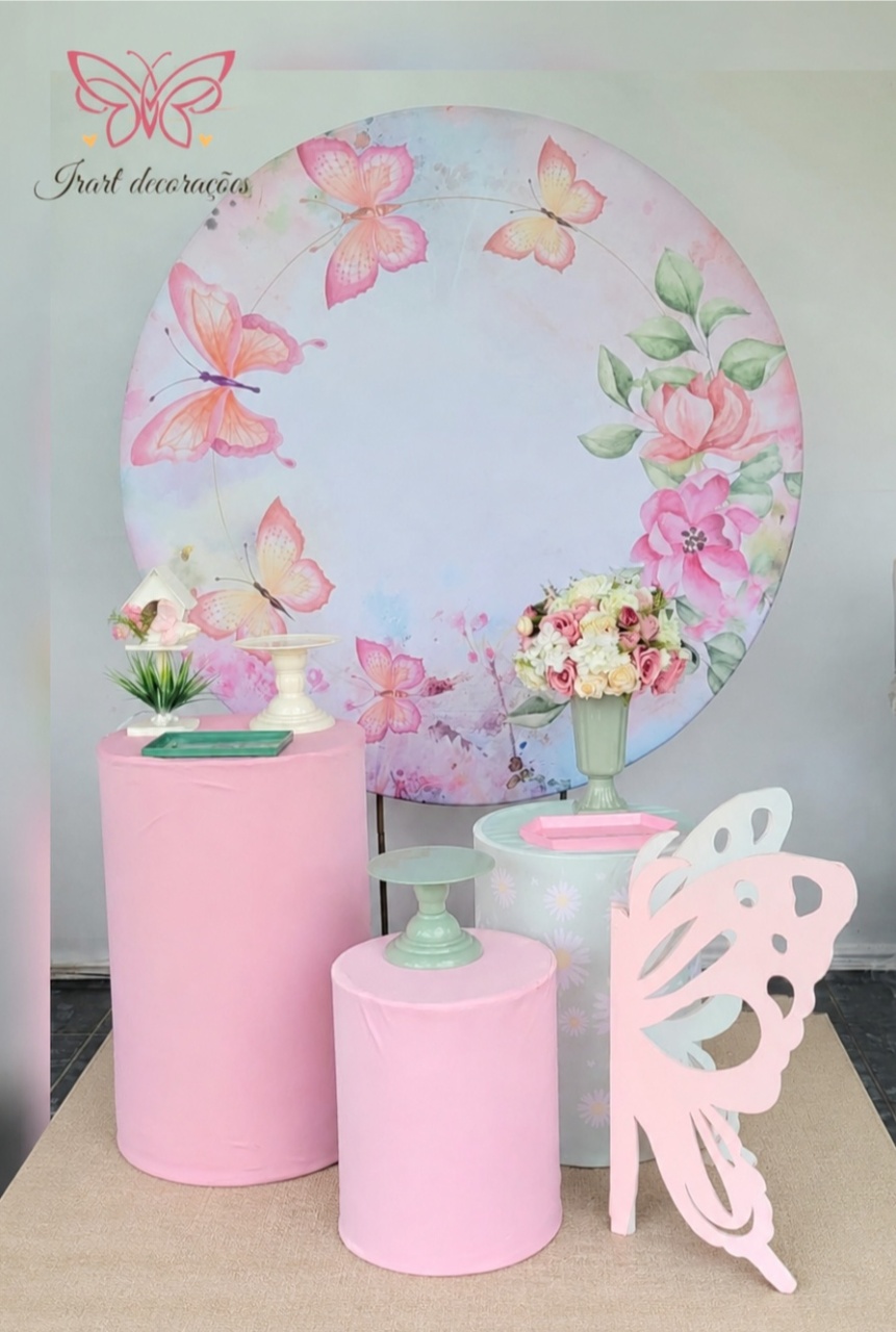 Kit 01  Borboletas   - Irartdecorações Pegue & MONTE