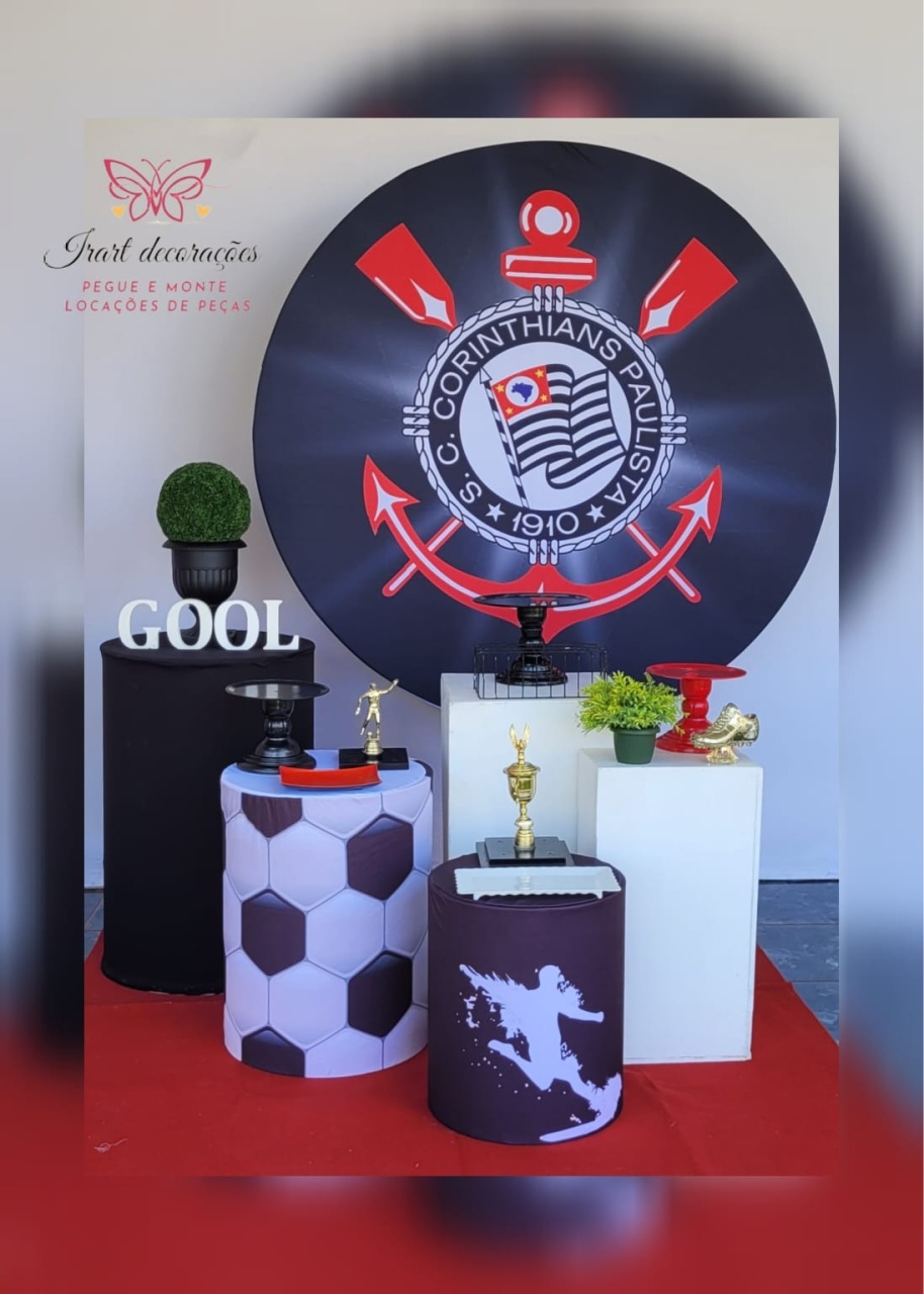 Kit 02 Corinthians  - Irartdecorações Pegue & MONTE