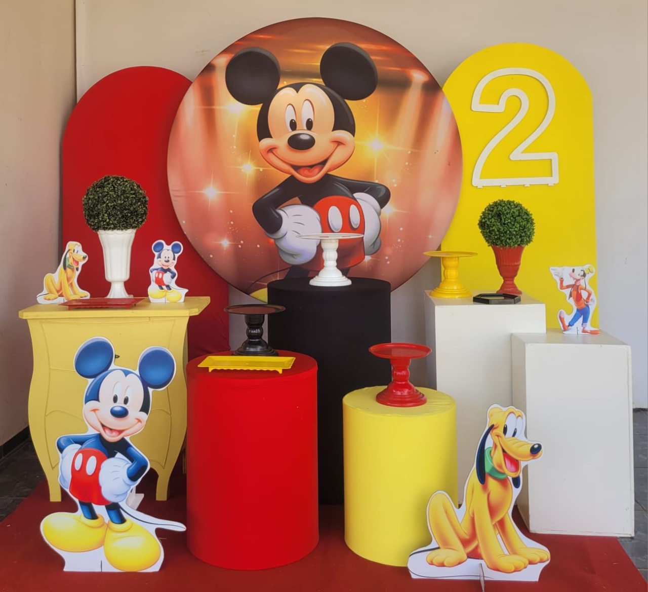 Composição - Turma Mickey - Irartdecorações Pegue & Monte
