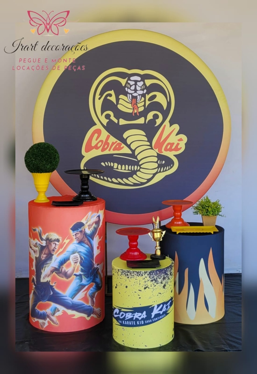 Kit 1 Cobra Kai - Irartdecorações Pegue & MONTE