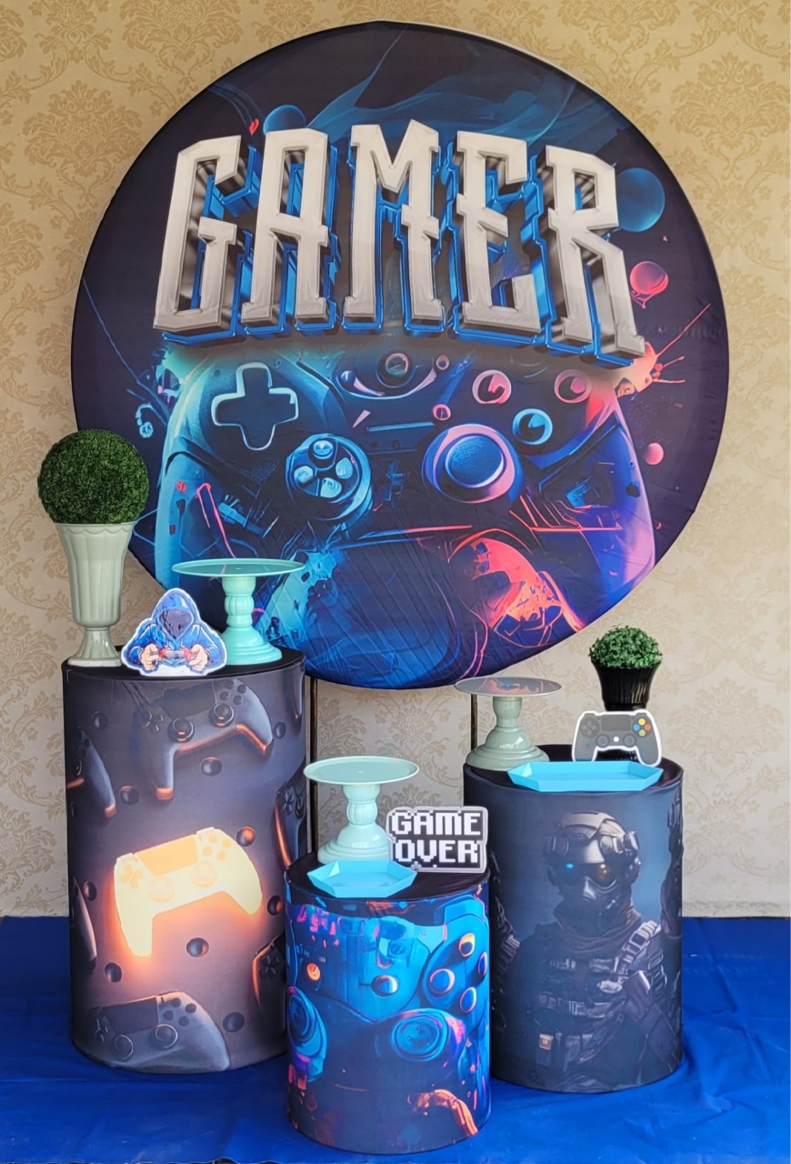 Kit 01 Gamer  - Irartdecorações Pegue & MONTE