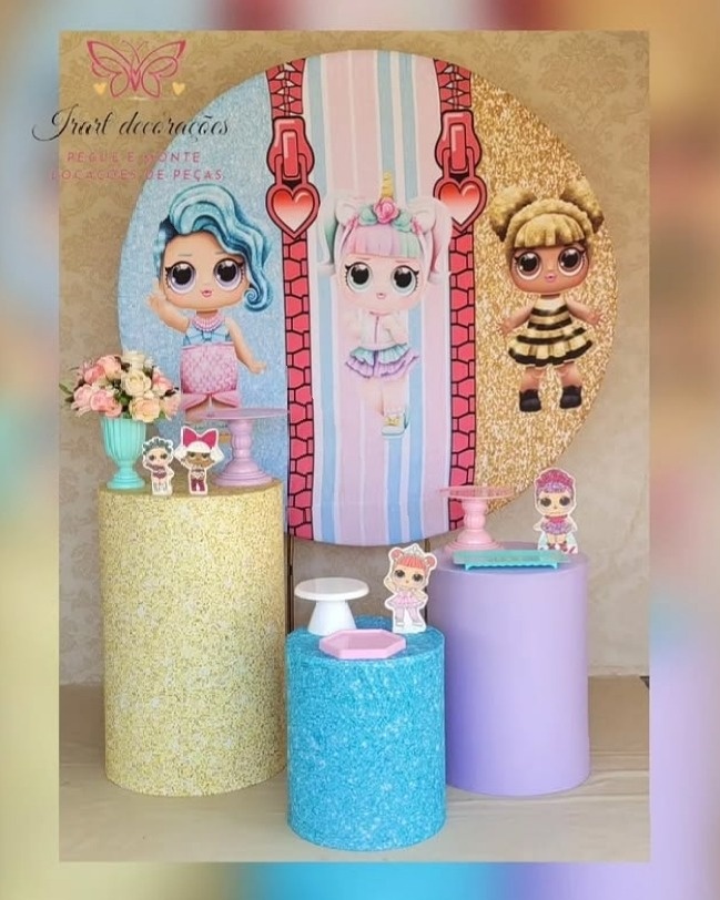 Kit 01 Lol - Irartdecorações Pegue & MONTE