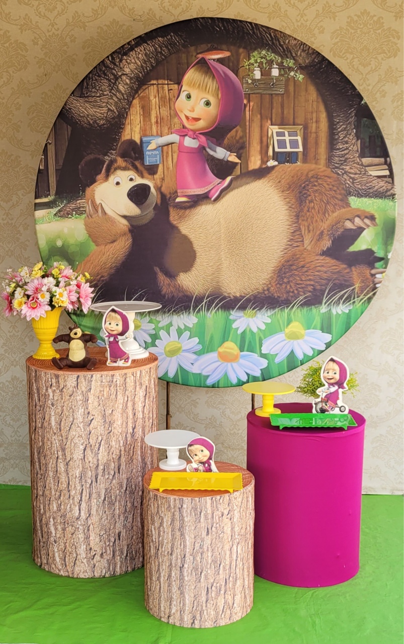 Kit 01 Marsha E O Urso  - Irartdecorações Pegue & MONTE