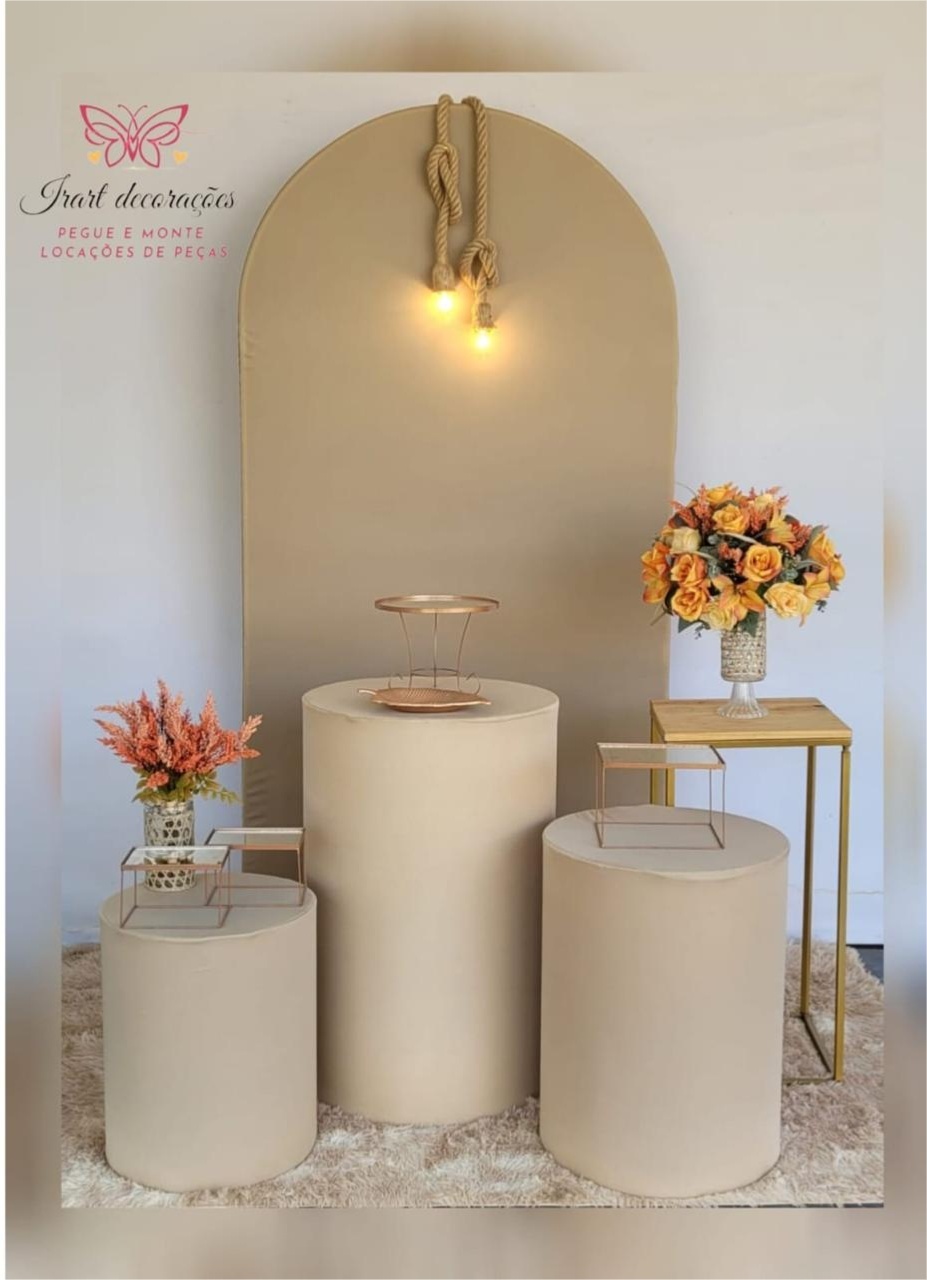 Kit Adulto Bege/Nude - Irartdecorações Pegue & MONTE