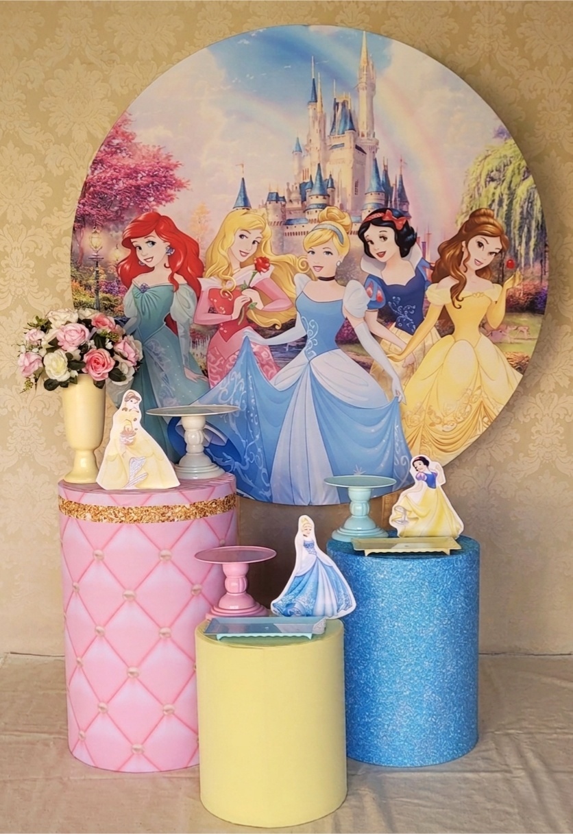 Kit 01 Princessas - Irartdecorações Pegue & MONTE