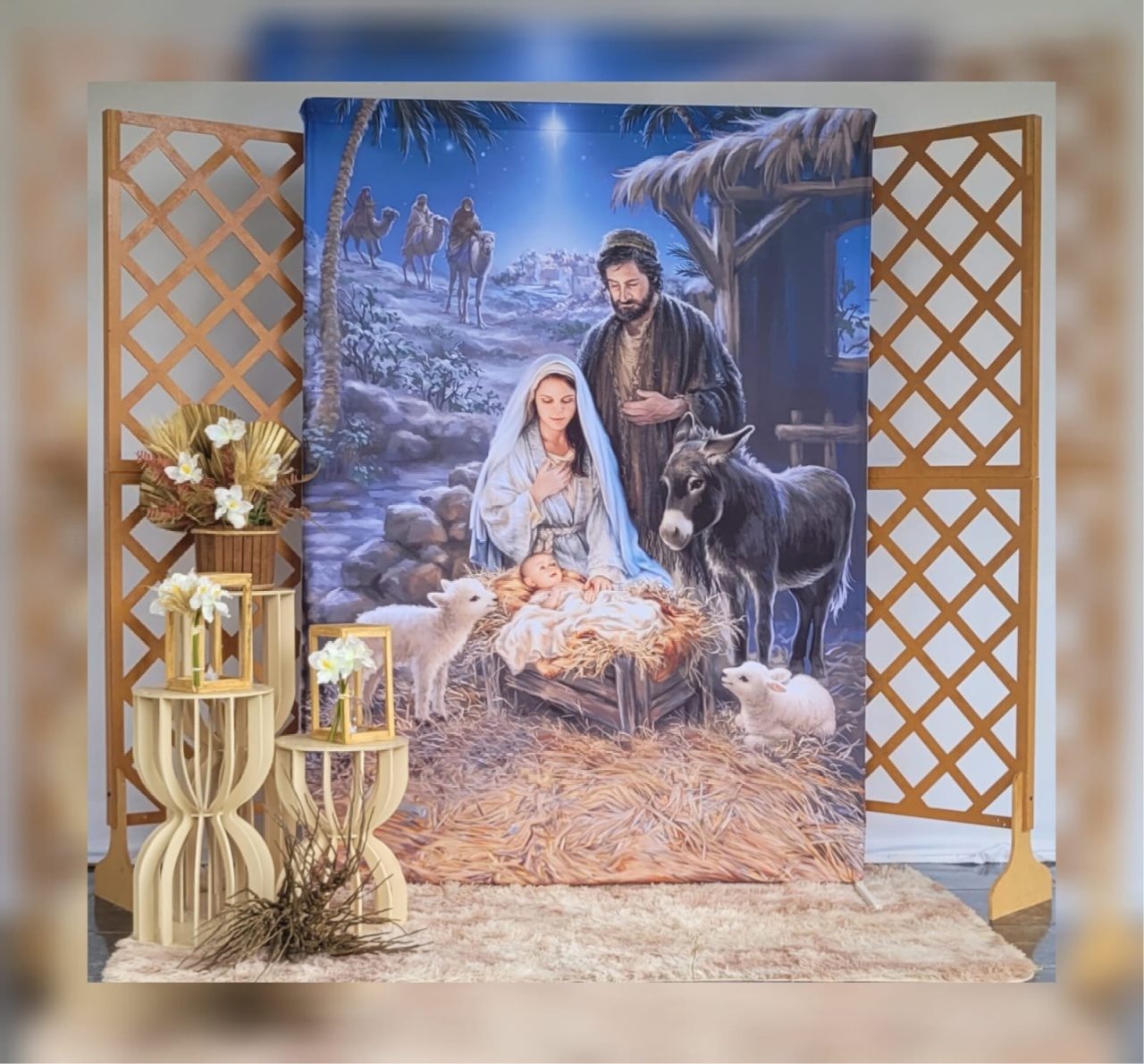 Kit 03 Big     Presepio - Irartdecorações Pegue & Monte