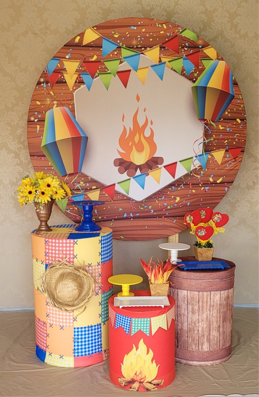 Kit 01 Festa Junina - Irartdecorações Pegue & Monte