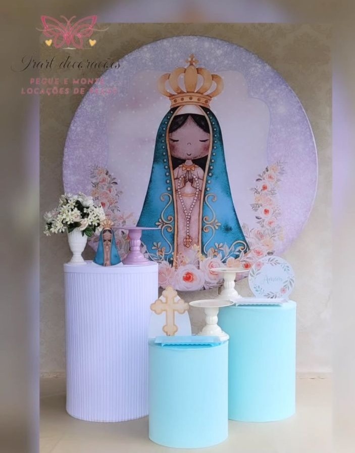 Kit 01 Nossa Senhora - Irartdecorações Pegue & MONTE