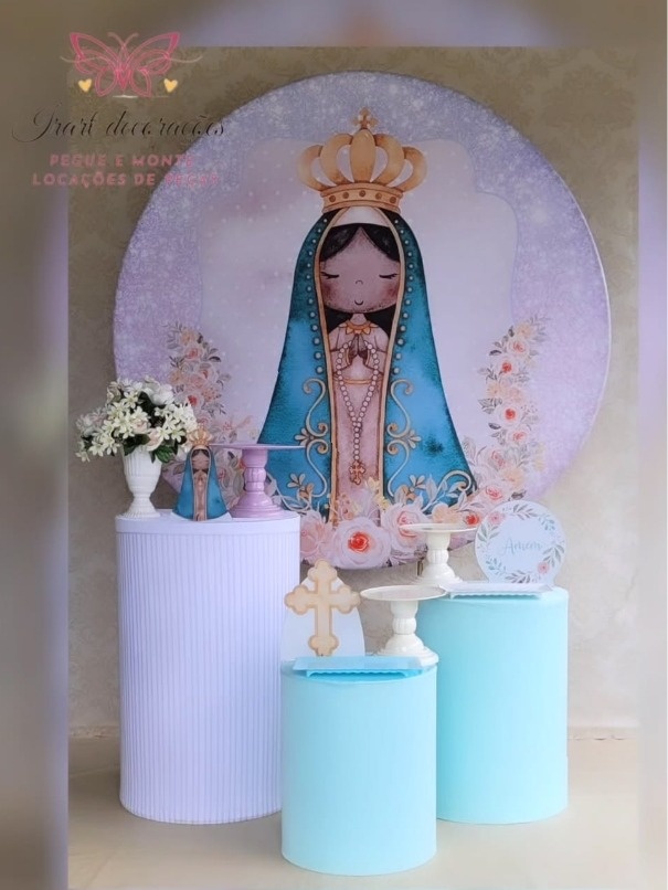 Kit/Batizado - Irartdecorações Pegue & MONTE