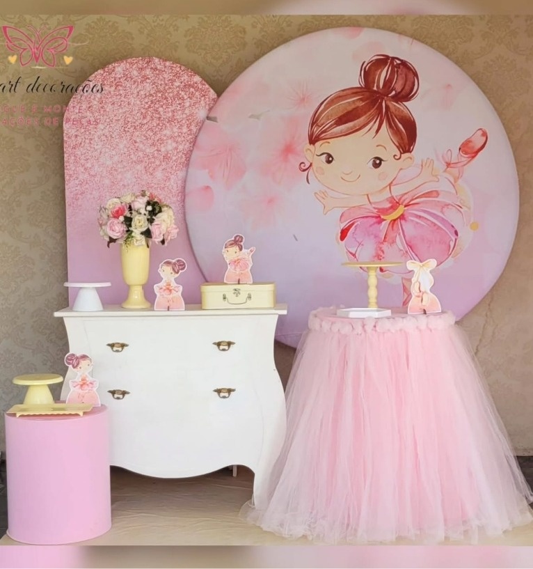 Kit Big 03 Bailarina - Irartdecorações Pegue & MONTE