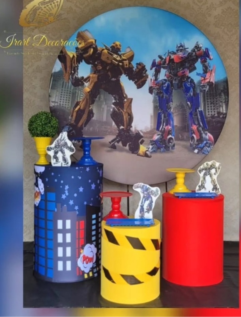 Kit 01 Transformes - Irartdecorações Pegue & MONTE