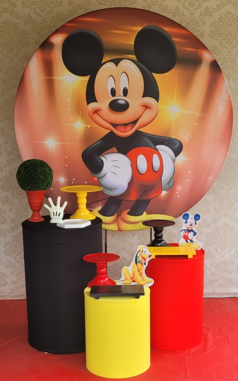 Kit 01 Mickey Mouse - Irartdecorações Pegue & MONTE