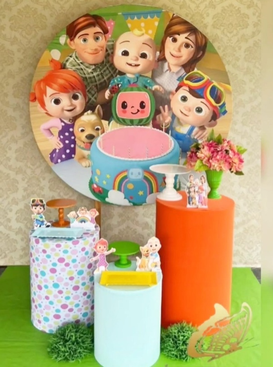 Kit 01 Cocomelom - Irartdecorações Pegue & Monte