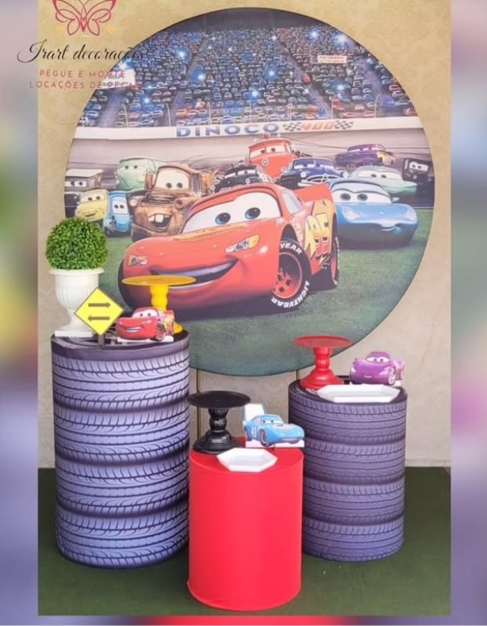 Kit 01 Cars - Irartdecorações Pegue & MONTE