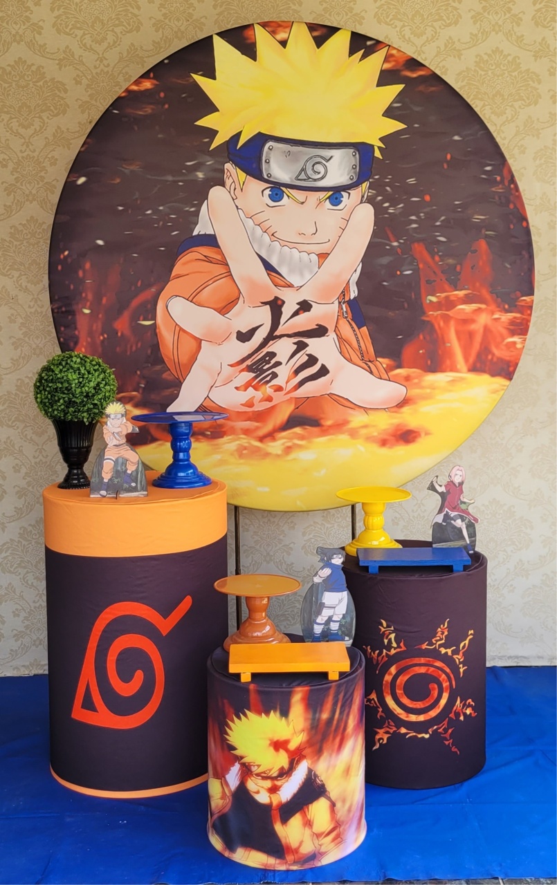 Kit 01 Naruto - Irartdecorações Pegue & MONTE