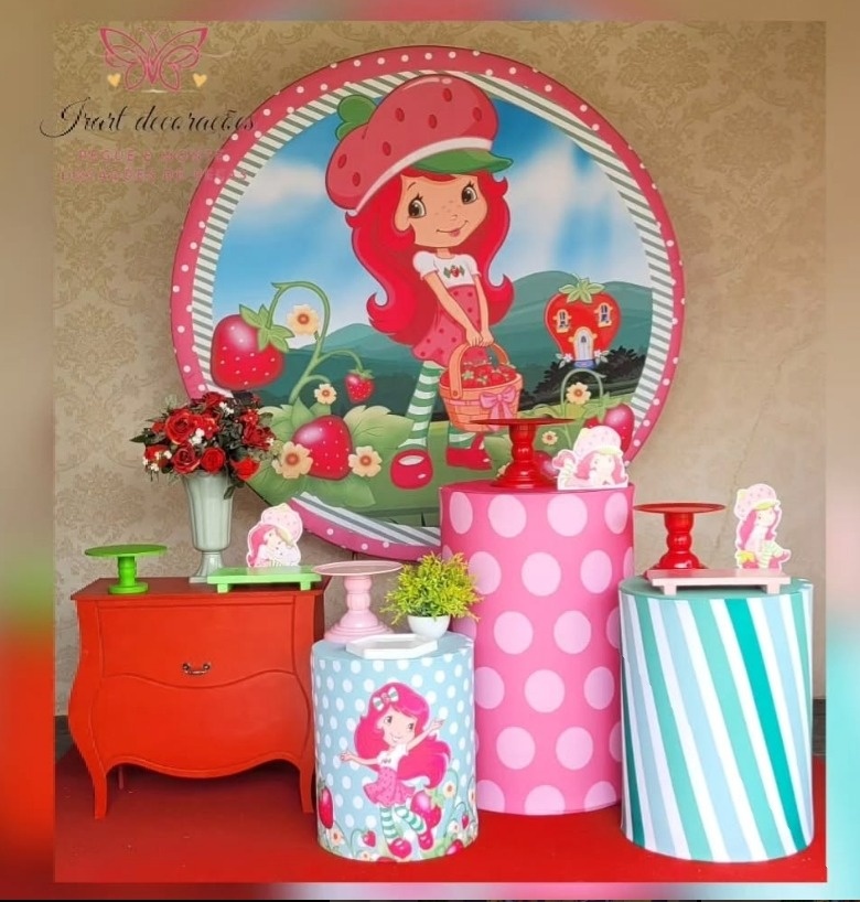 Kit 02 Moranguinho - Irartdecorações Pegue & MONTE