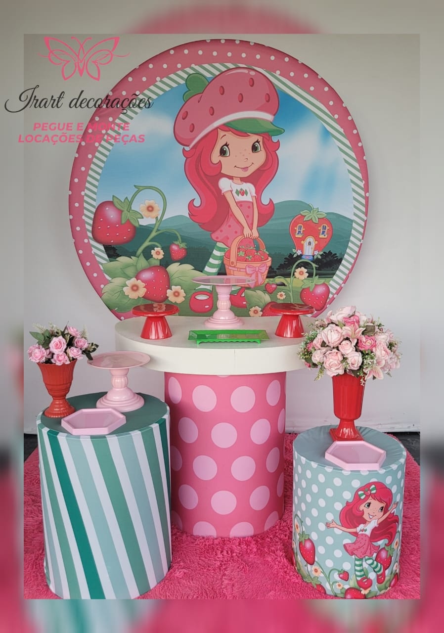Kit Moranguinho - Composição 01 - Irartdecorações Pegue & MONTE