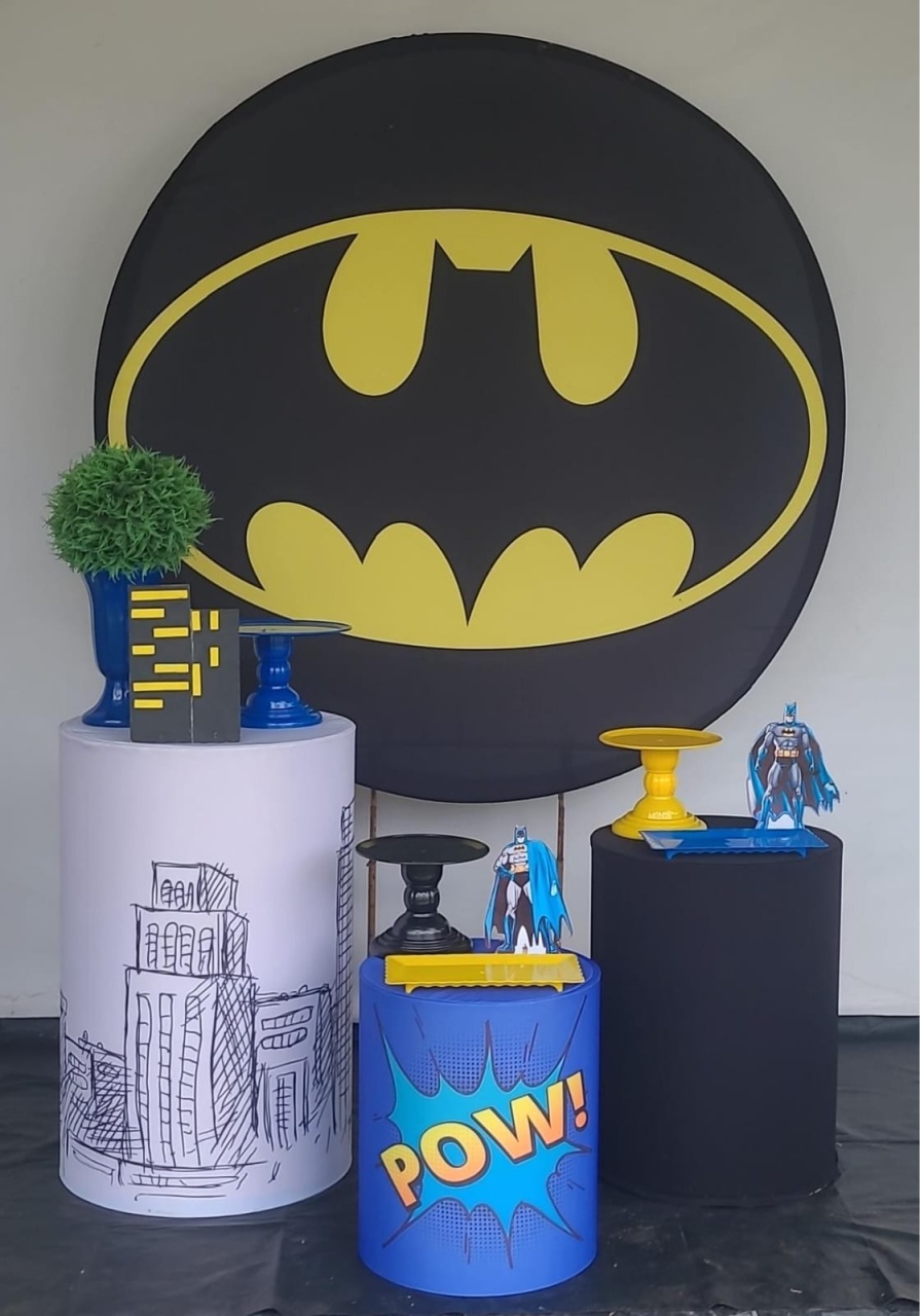 Kit 01 Batmam - Irartdecorações Pegue & MONTE