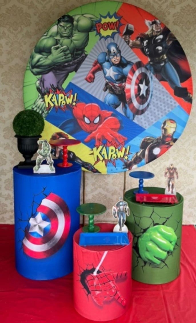 Kit 01 Herois Dc - Irartdecorações Pegue & MONTE