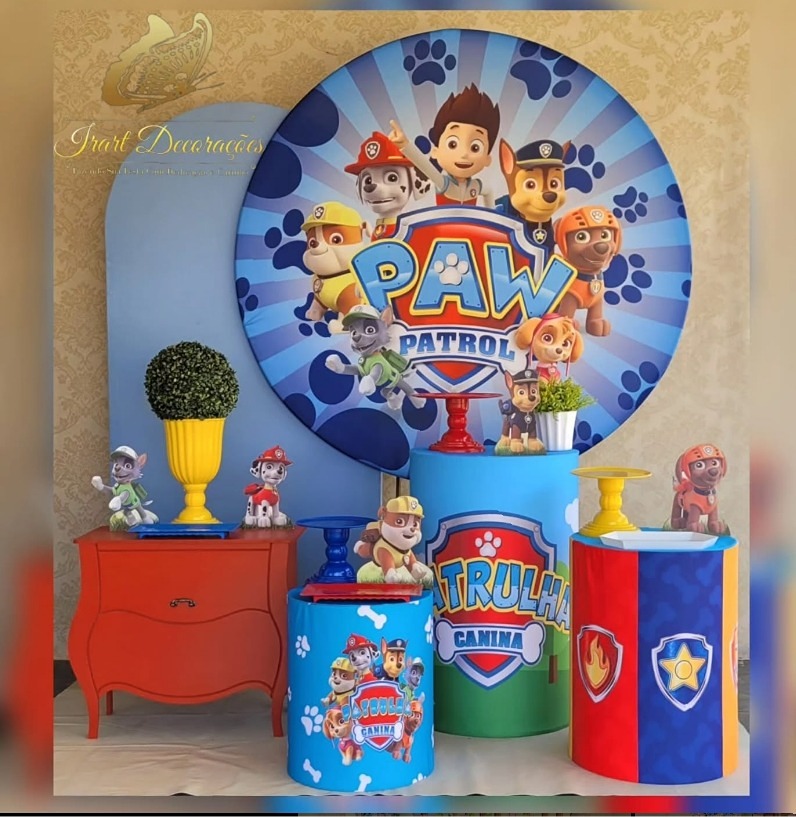 Kit Patrulha Canina 03 Big - Irartdecorações Pegue & MONTE