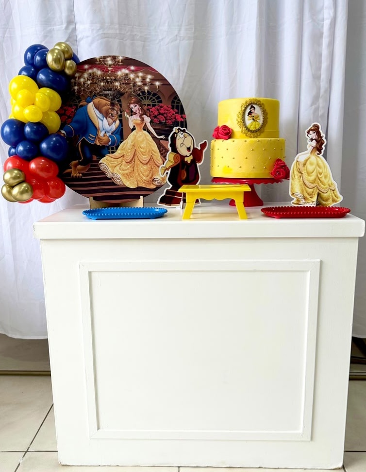 Kit Mesa Bela E A Fera 1 - Catálogo Tay pegue e monte
