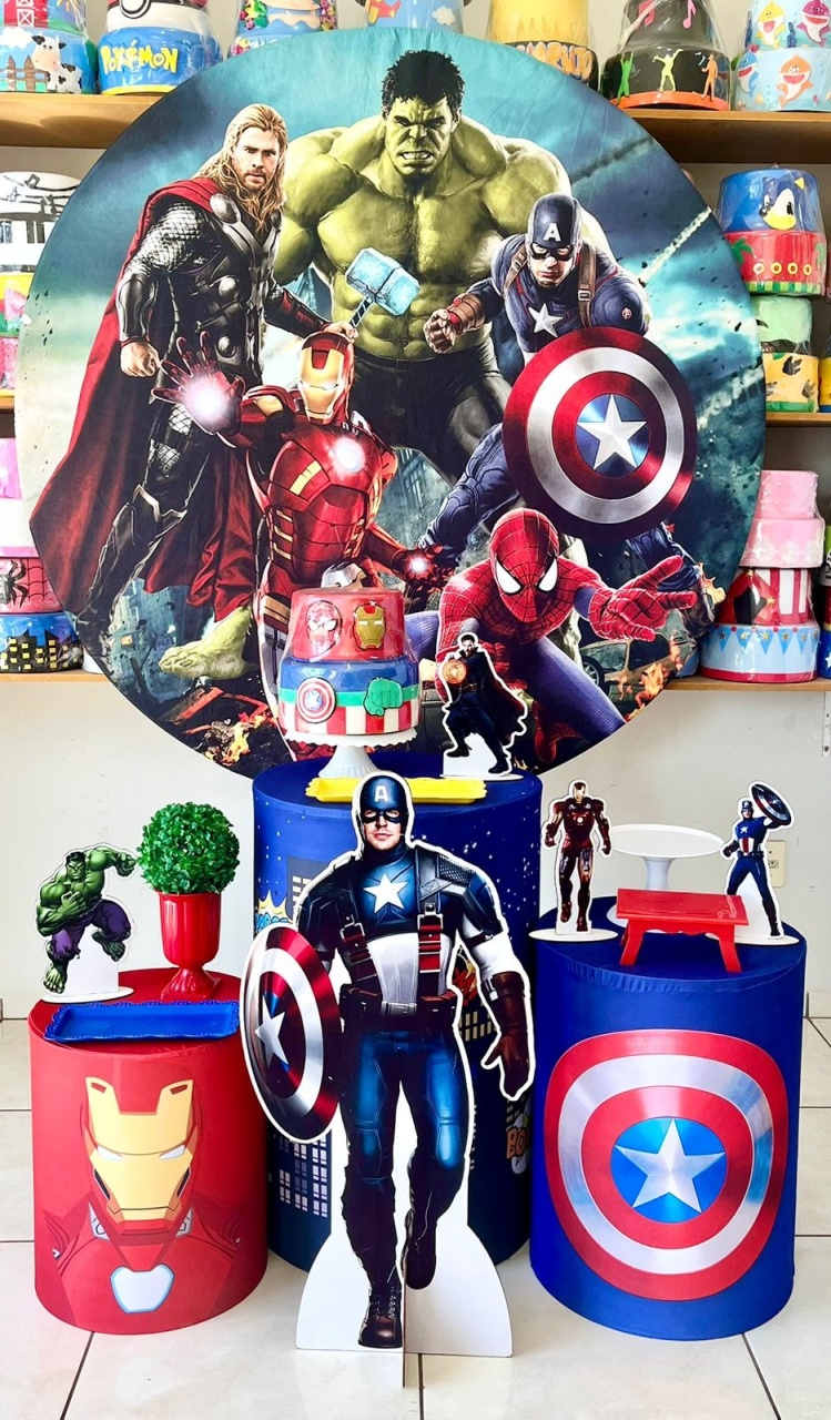 Vingadores - Plus - Catálogo Tay pegue e monte
