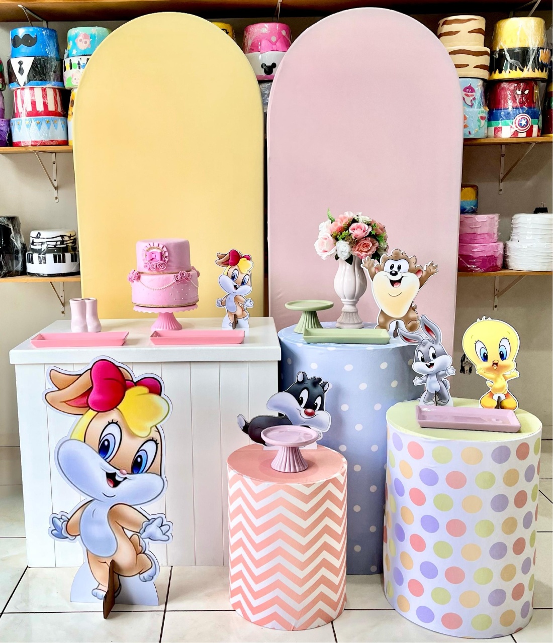 Baby Looney Tunes Menina - Romano Master  - Catálogo Tay pegue e monte