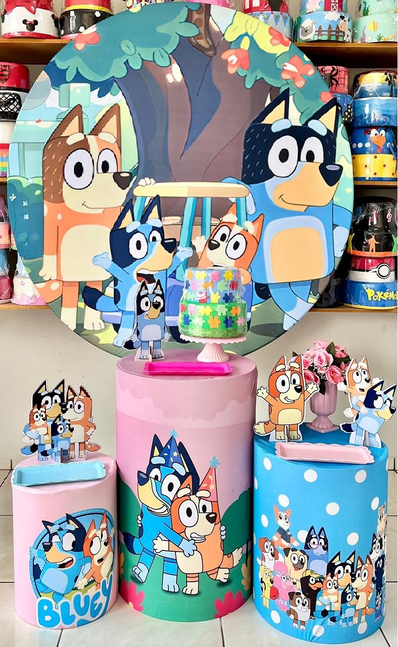Bluey - Plus - Catálogo Tay pegue e monte