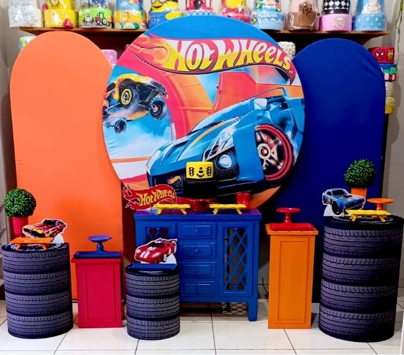 Hot Wheels Mesa Treliça Azul - Mega - Catálogo Tay pegue e monte