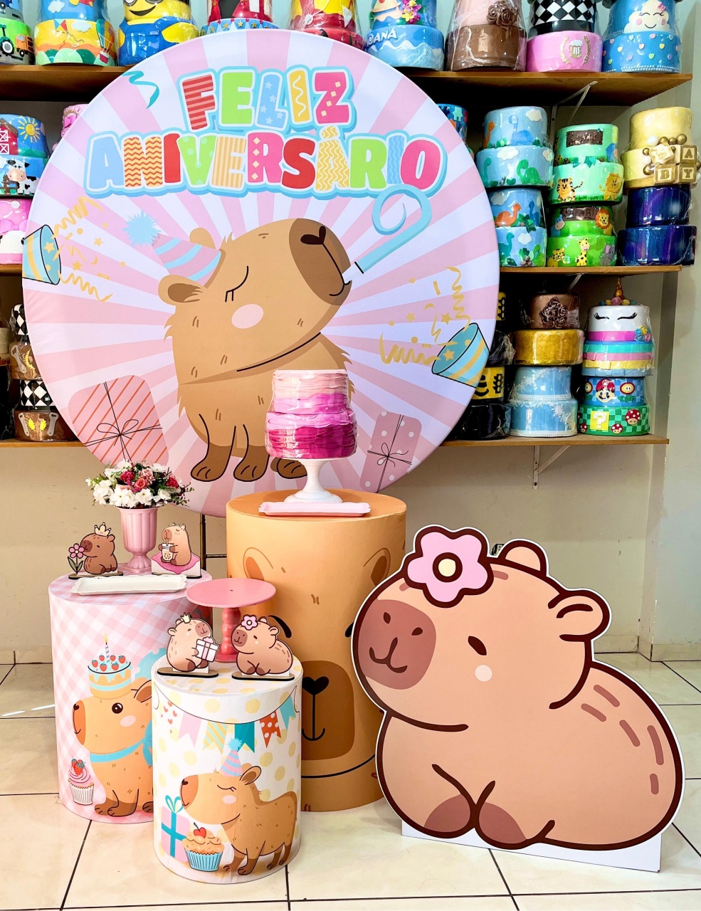 Capivara Rosa - Plus - Catálogo Tay pegue e monte