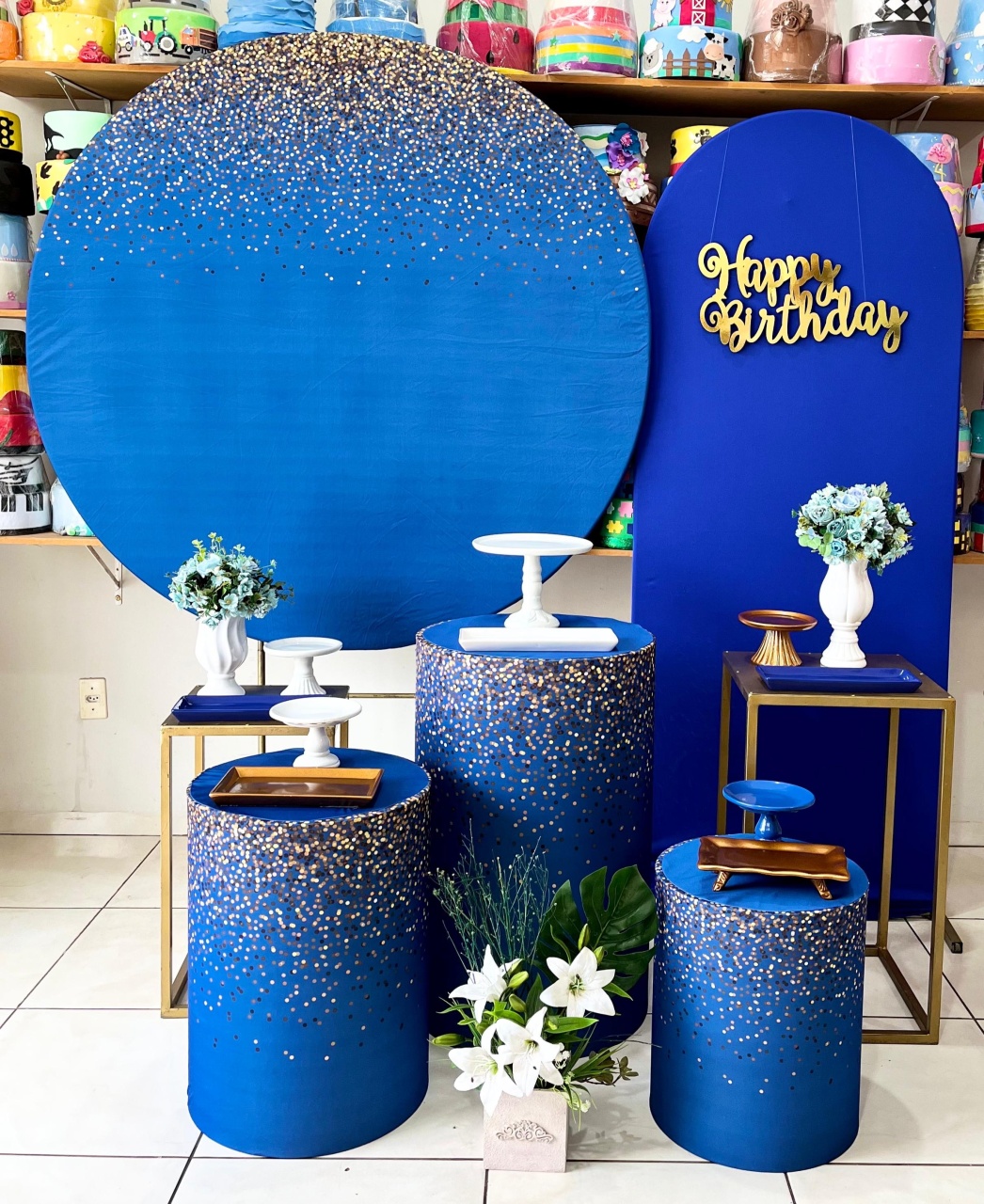 Azul Glitter - Master - Catálogo Tay pegue e monte