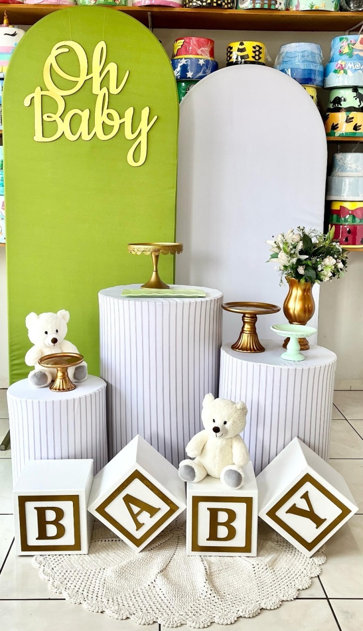 Romano Verde Musgo E Branco 2 - Baby - Catálogo Tay pegue e monte