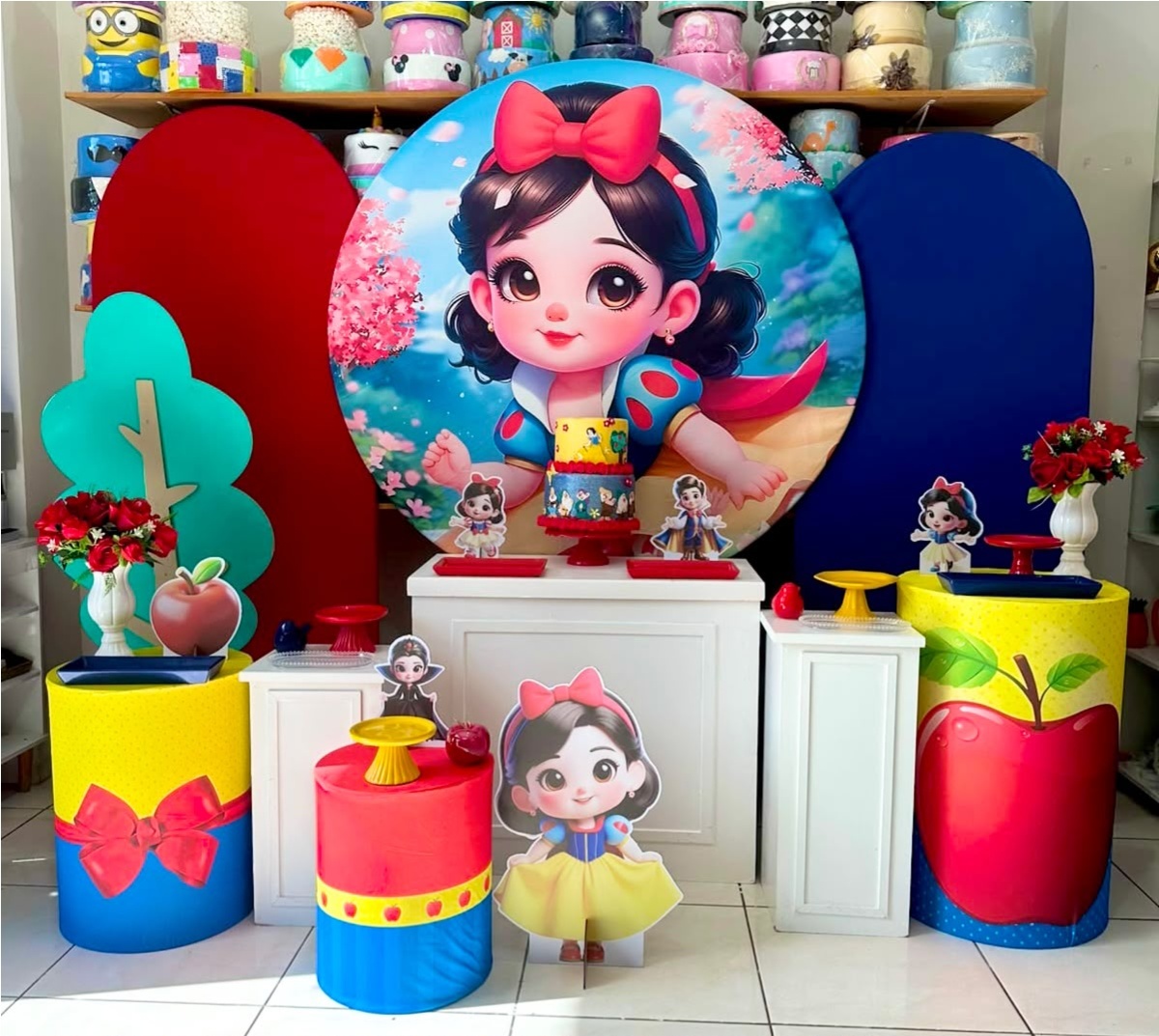 Branca de Neve Baby-Mega - Catálogo Tay pegue e monte