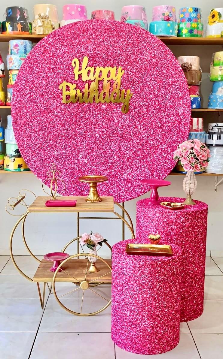 Pink Glitter Carrinho  - Catálogo Tay pegue e monte