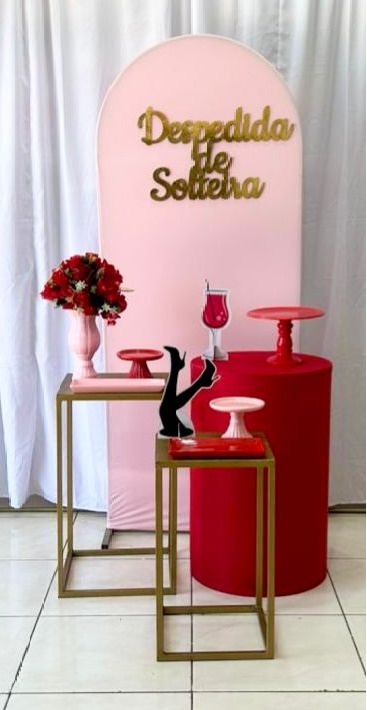 Chá de Lingerie Rosa - Romano 2 - Catálogo Tay pegue e monte