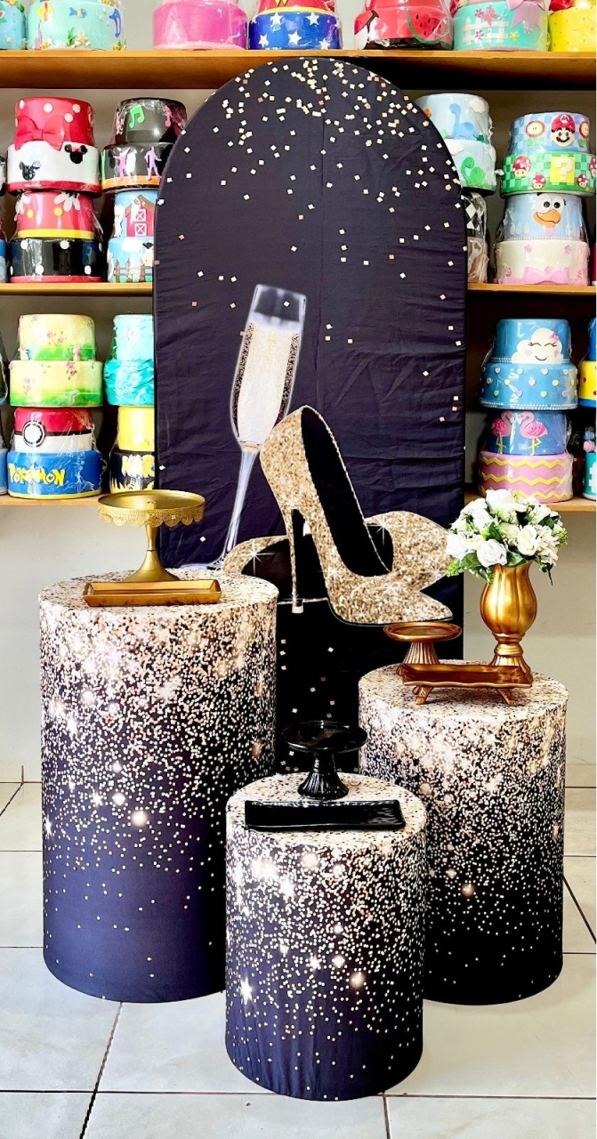 Romano Sapato Capas Glitter - Catálogo Tay pegue e monte