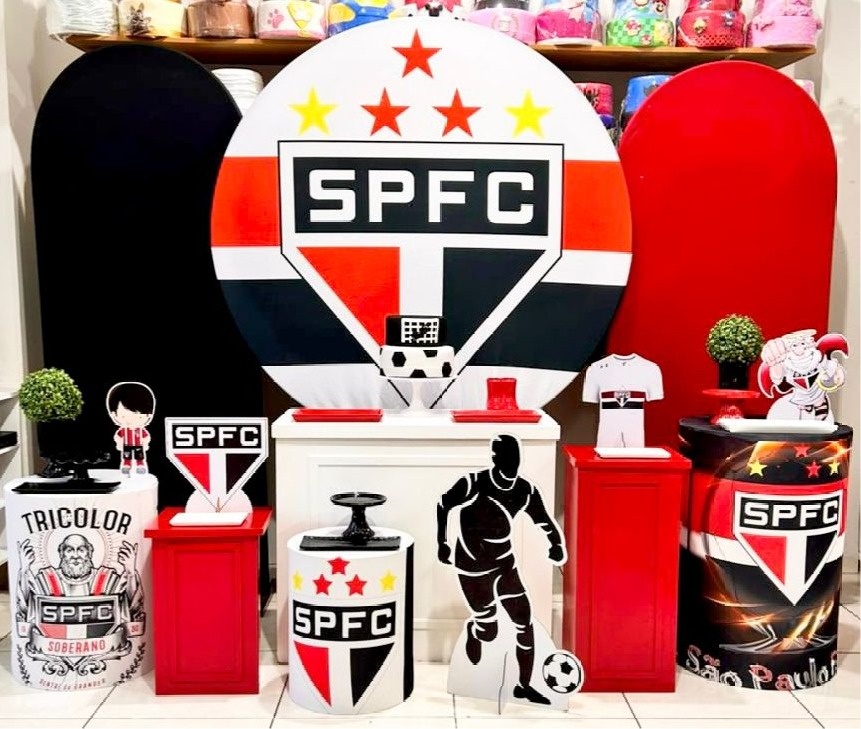São Paulo Mega Menino - Futebol - Catálogo Tay pegue e monte