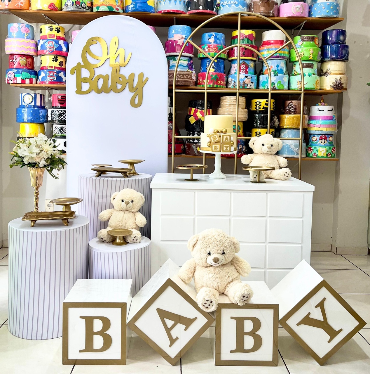 Romano Baby Branco Urso - Janelado - Catálogo Tay pegue e monte