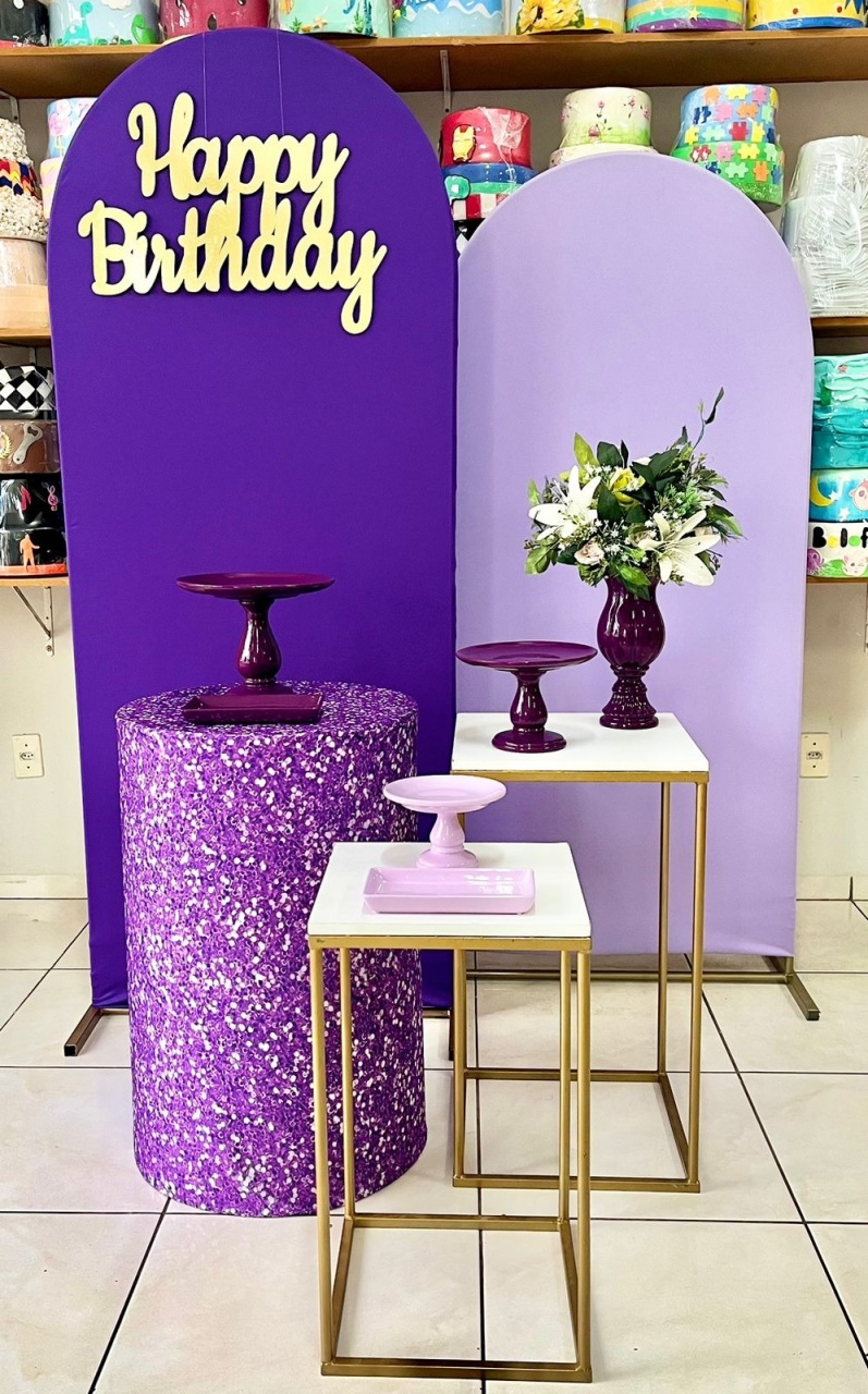 Romano Lilás E Roxo - Catálogo Tay pegue e monte