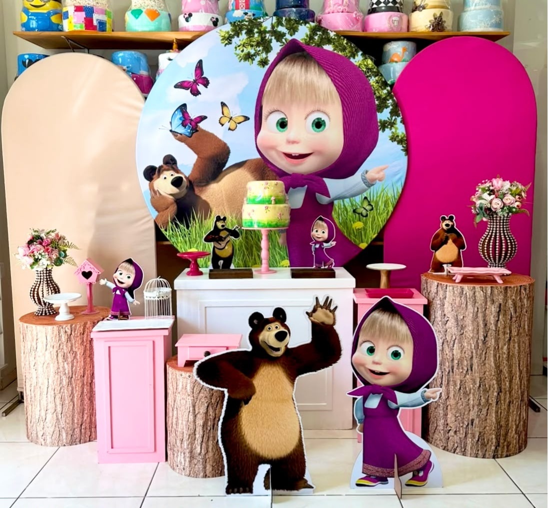 Masha E O Urso - Mega - Catálogo Tay pegue e monte