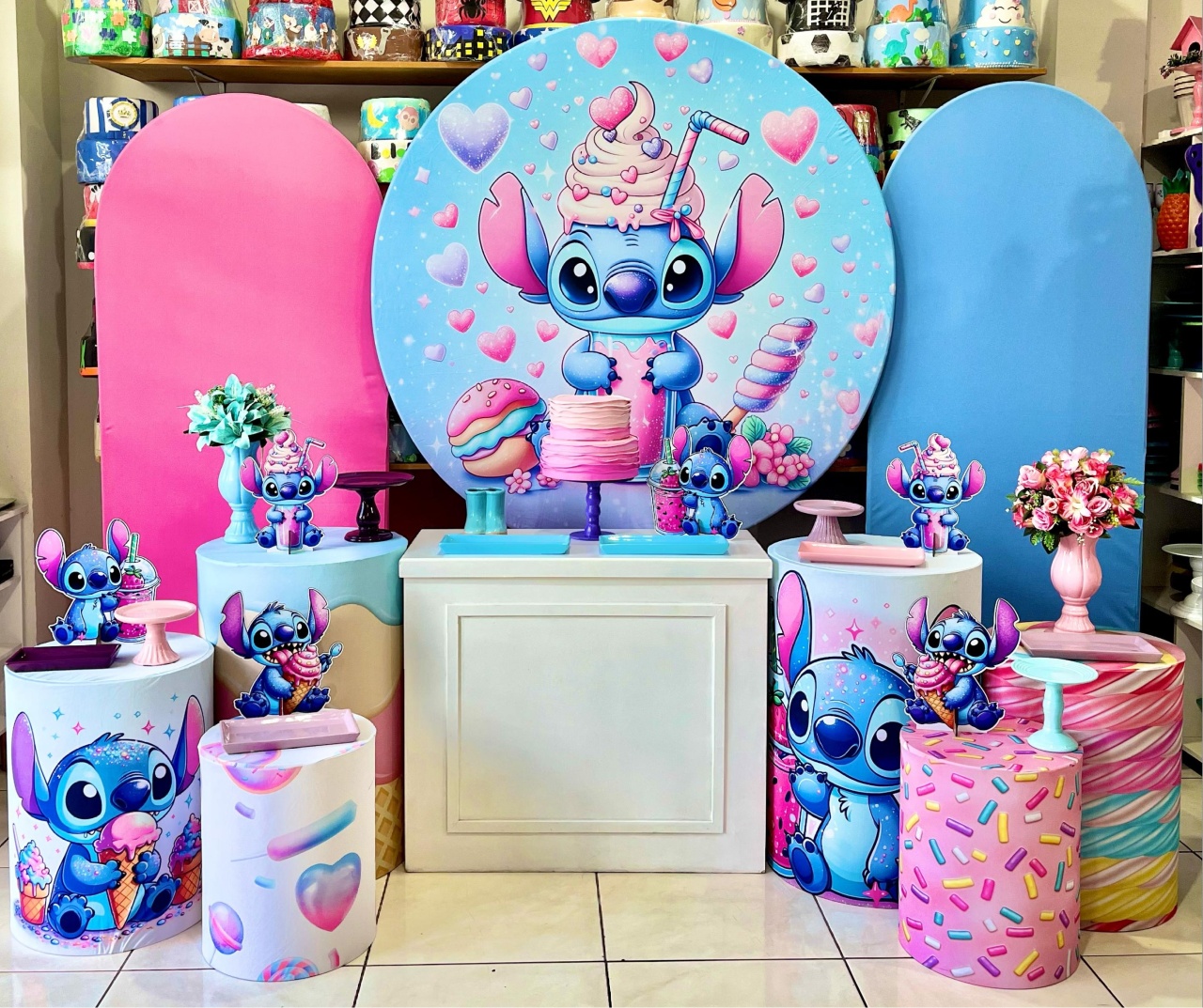 Stitch Sorvete - Mega - Catálogo Tay pegue e monte